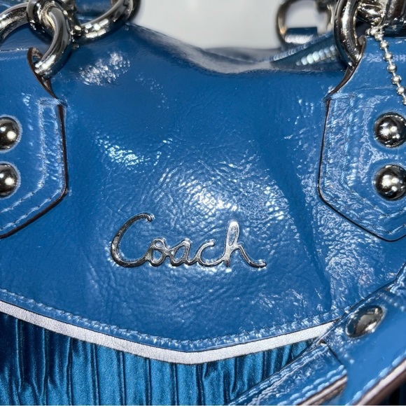 🔥SALE Coach Ocean Ashley Gathered Sateen Carry All Satchel - Picture 2 of 12